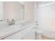 Clean bathroom with white cabinets, quartz countertops, and a shower-tub combination at 1074 Wylie Falls Ln, York, SC 29745