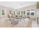 Spacious living room with large windows, a fireplace, and comfortable seating at 1074 Wylie Falls Ln, York, SC 29745