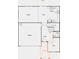 Layout of first floor showing an open Gathering area connected to the kitchen, nook, and garage entrance at 12591 Forager Pl # 92, Midland, NC 28107