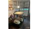Spacious garage featuring ample storage, a golf cart, and potential for various uses at 1344 Moonshadow Ln, Shelby, NC 28150
