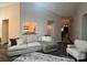 Open living room with vaulted ceiling and view into adjacent rooms at 1344 Moonshadow Ln, Shelby, NC 28150