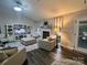 Living room with a TV and fireplace at 1344 Moonshadow Ln, Shelby, NC 28150