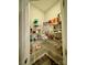 Pantry featuring organized shelving for ample food and supply storage at 243 Kerri Dawn Ln, Locust, NC 28097
