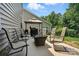 Outdoor back patio area featuring a grill, fire pit table, gazebo, and outdoor furniture at 3020 Fallondale Rd, Waxhaw, NC 28173