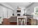 Inviting living room features a cozy fireplace and a ceiling fan at 3020 Fallondale Rd, Waxhaw, NC 28173