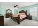 Comfortable main bedroom with ceiling fan at 3020 Fallondale Rd, Waxhaw, NC 28173