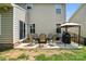 Cozy patio with outdoor seating, a grill, and gazebo for relaxing and entertaining at 3020 Fallondale Rd, Waxhaw, NC 28173