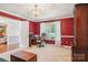 Comfortable home office space with plush carpet and bright natural light at 3381 Elaine Ave, Lincolnton, NC 28092