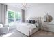 Light-filled bedroom featuring a large window, contemporary lighting, and modern decor at 4715 Formation Dr # 047, Lancaster, SC 29720