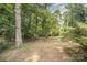 This house has a spacious, private backyard with mature trees and a partial fence at 7434 Lawyers Station Dr, Mint Hill, NC 28227