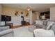 Cozy living room with a rustic wood-burning stove and comfortable seating at 1239 Mac Ln, Stanley, NC 28164