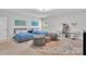 Large bedroom features two twin beds, lots of natural light and fun decor at 1320 Torrens Dr, Wesley Chapel, NC 28110
