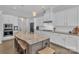 Modern kitchen features granite countertops and stainless steel appliances at 1320 Torrens Dr, Wesley Chapel, NC 28110