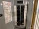 Neat electrical panel with labeled breakers, ensuring safe and organized power distribution throughout the house at 1519 Midland Dr, Hudson, NC 28658