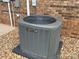 Well-maintained Trane XR AC unit on a gravel pad, ensuring efficient cooling for the home at 1519 Midland Dr, Hudson, NC 28658