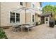 Charming patio with a dining set, perfect for outdoor meals and entertaining at 1800 Robbins Meadows Dr, Waxhaw, NC 28173