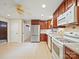 Open kitchen boasts stainless steel appliances, granite countertops, and ample cabinet space at 2104 Stoneyridge Dr, Charlotte, NC 28214