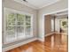 Bright bedroom with large windows bringing the beauty of the outdoors inside to this living space at 2411 Stoney Run Dr # 13, Oakboro, NC 28129