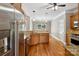 Beautifully designed kitchen showcasing stainless steel appliances, wood cabinets and granite countertops at 2411 Stoney Run Dr # 13, Oakboro, NC 28129