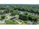 An aerial view of a cozy home with a well-maintained lawn and mature trees, nestled in a serene neighborhood at 2623 Ne 13Th Ne St, Hickory, NC 28601
