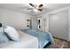 Comfortable bedroom with a serene atmosphere, ceiling fan, and natural light at 2623 Ne 13Th Ne St, Hickory, NC 28601
