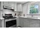 Modern kitchen featuring stainless steel appliances and stylish cabinets at 2623 Ne 13Th Ne St, Hickory, NC 28601