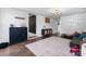 Charming living room features hardwood floors, modern decor and lots of space at 2623 Ne 13Th Ne St, Hickory, NC 28601
