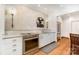 Updated kitchen with stainless steel appliances and modern finishes at 2825 Sharon View Rd, Charlotte, NC 28210