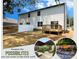 Possibilities in the spacious backyard showcasing a wooden deck and a white picket fence at 3926 Litchfield Rd, Charlotte, NC 28211
