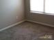A simple bedroom featuring carpet flooring and a large window at 5855 Amity Springs Dr, Charlotte, NC 28212