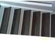 A set of wooden stairs with white trim at 5855 Amity Springs Dr, Charlotte, NC 28212