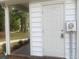 Image showcasing a simple yet functional exterior door, ideal for storage access and security at 709 Falls Church Rd, Charlotte, NC 28270