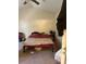 Bedroom with a neutral color scheme and carpet flooring at 7857 Petrea Ln, Charlotte, NC 28227
