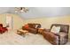 Bonus room features neutral carpet, comfortable seating, and easy access to other areas at 13733 Castleford Dr, Mint Hill, NC 28227