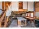 Spacious basement with lots of work benches and wall-mounted peg boards at 1553 Home Trl # 51, Lincolnton, NC 28092