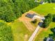 Aerial view of the house showing the yard and surrounding trees at 3248 Ferguson Long Rd, York, SC 29745