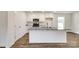 Stylish kitchen island with granite counters, modern cabinets, and stainless steel appliances at 3248 Ferguson Long Rd, York, SC 29745