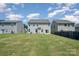 Spacious backyard with a well-maintained lawn, offering ample space for recreation and outdoor activities at 3816 Ernie Dr, Charlotte, NC 28269