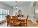 Bright dining area with a wooden table and decorative accents at 5051 Carillon Way, Charlotte, NC 28270