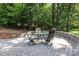 A patio with a table and chairs offers a relaxing outdoor dining space at 5051 Carillon Way, Charlotte, NC 28270