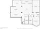 Floor plan design for the basement area including a theater, recreation room, fitness center, and workshop at 844 Clonmel Dr, Matthews, NC 28104