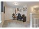 Upstairs bonus room offering a comfortable space for gaming or relaxing at 113 Missouri Ln, Mount Holly, NC 28120