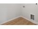 Laundry hookups with vinyl flooring and white walls at 1235 Cathey Rd, Charlotte, NC 28214