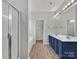 Bathroom features double sinks, a shower and a soaking tub at 16815 Spruell St, Huntersville, NC 28078