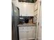 Cozy coffee bar features granite countertops and white cabinetry at 1723 Lowder St, Albemarle, NC 28001