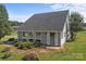 Charming single-story home with a front yard, gray siding, and a modern roof at 2268 Bay Ct, Newton, NC 28658