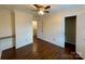 Bright bedroom with hardwood floors, crown molding, and a closet, offering a comfortable living space at 250 Nixon Rd # 41, Belmont, NC 28012