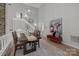 Dining room with high ceilings and staircase at 4208 Burning Tree Dr, Charlotte, NC 28277
