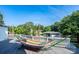 Picturesque backyard featuring a waterfront view and a relaxing hammock, perfect for enjoying nature at 47209 Paradise Ln, Norwood, NC 28128