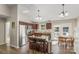 Modern kitchen featuring an island, stainless steel appliances, and granite countertops at 5206 Crane Point Dr, Charlotte, NC 28227